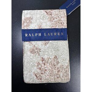 Set of 2 Ralph Lauren CECELIE One Standard Sham  20"x 28" Beige Gray NEW